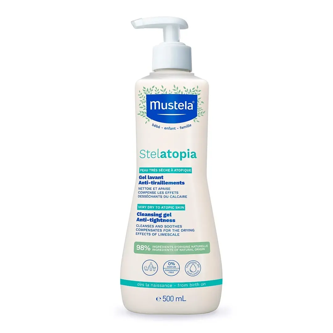 Гель Mustela очищающий для тела против стягивания 500 мл