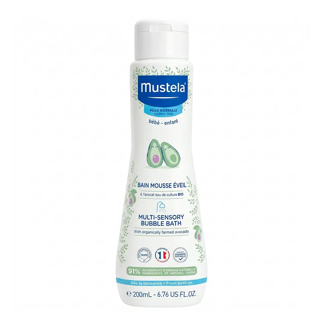 Пена для ванны Mustela Multi – sensory bubble bath 200 мл