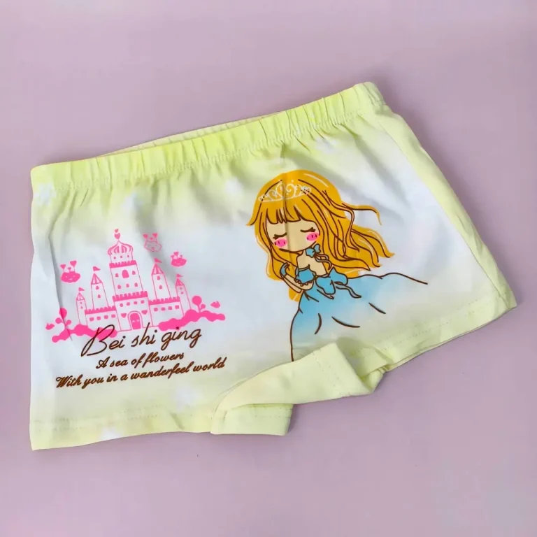 Трусы Девочка и кошечка Beishiging Желтый