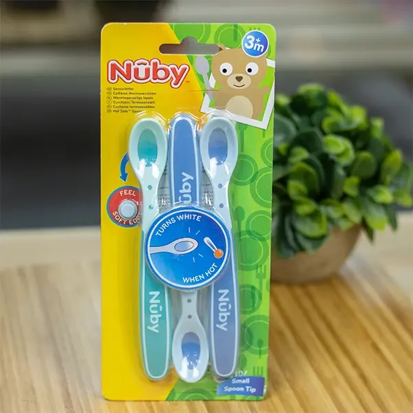 Набор ложек Nuby Hot Safe 3шт, 3+ мес.