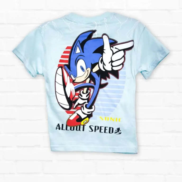 Комплект 2ка ZARA SonicX футболка + шорты Голубой