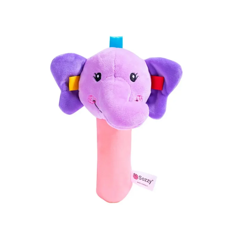 Sozzy Детская игрушка пищалка Elephant 0+ мес