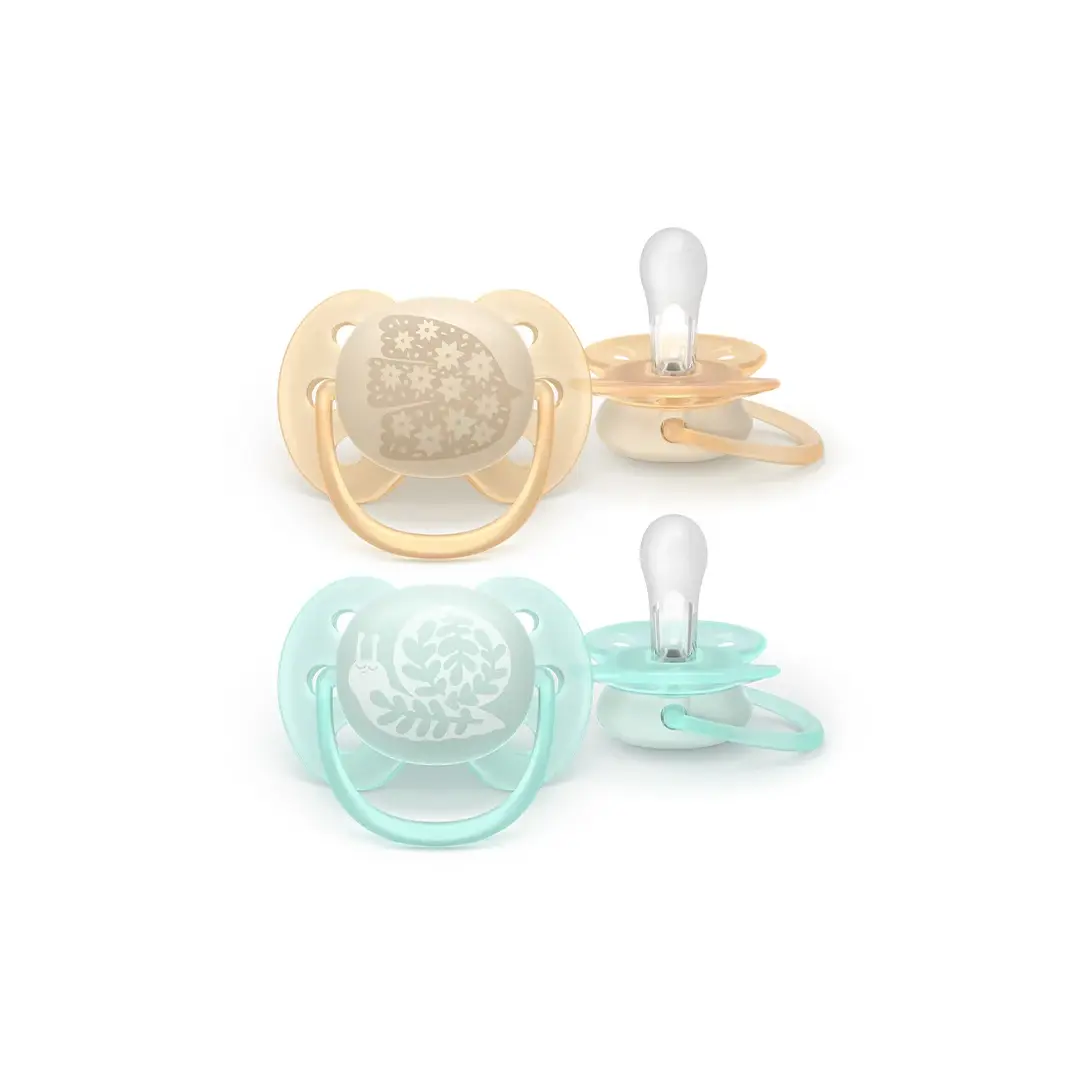 Пустышка Philips Avent Ultra Soft 0-6 мес 2 шт SCF091/41