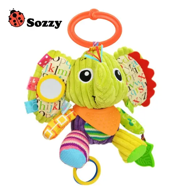 Развивающая мягкая подвеска Sozzy большая слонёнок