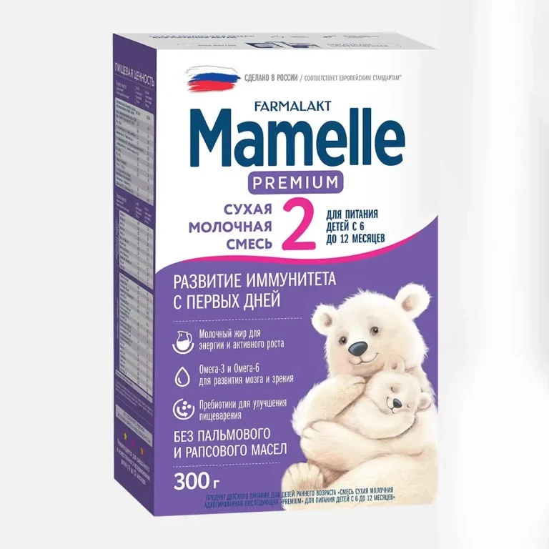 Сухая молочная смесь Mamelle Premium 2 300 гр 6-12 мес