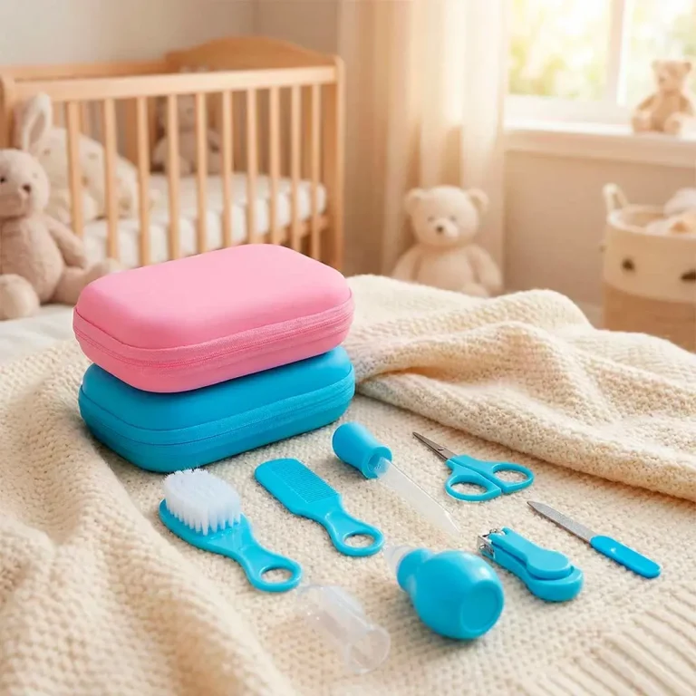 Гигиенический набор для малышей Я родился Baby Care Kit 8 шт Розовый