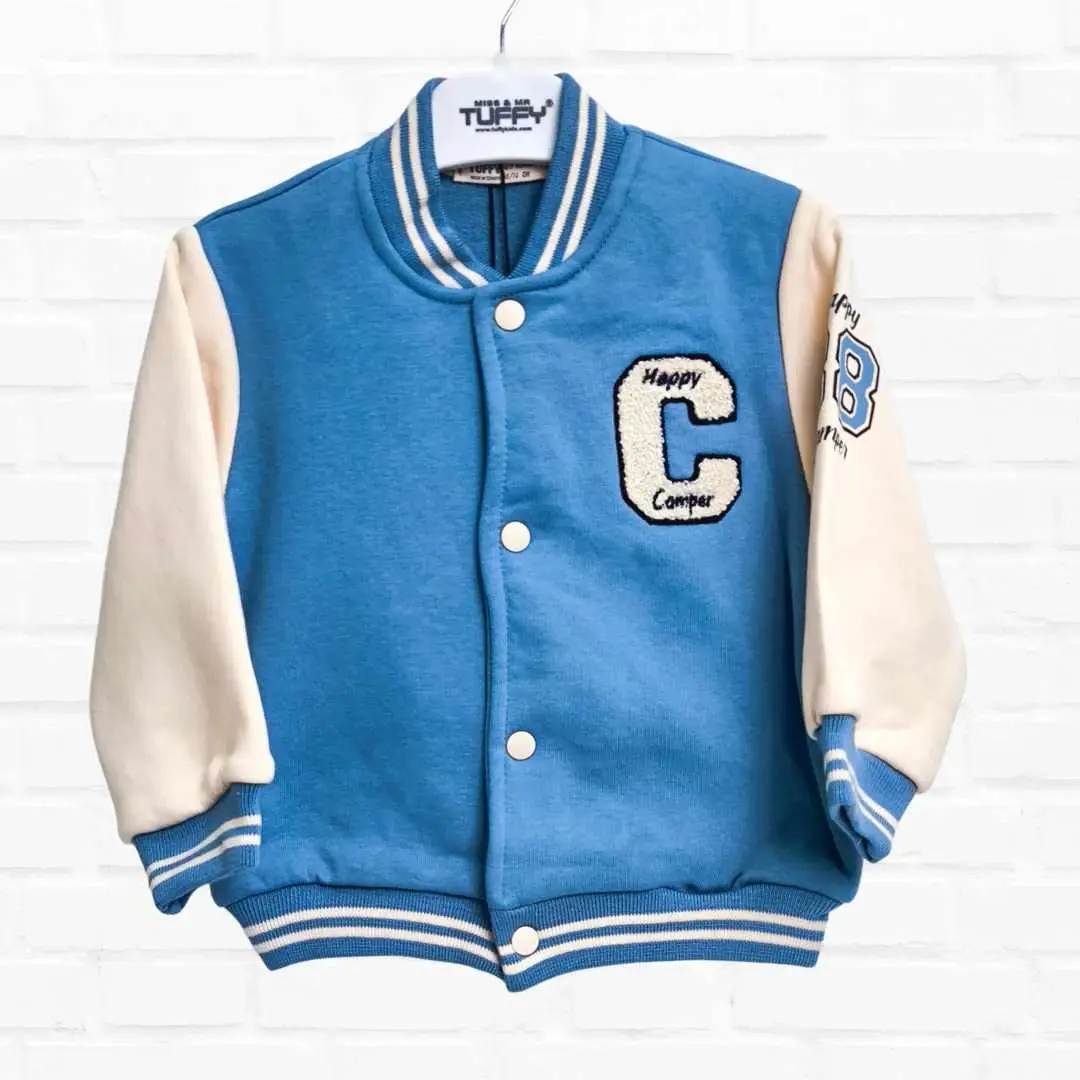 Детский бомбер Tuffy Happy Camper Голубой