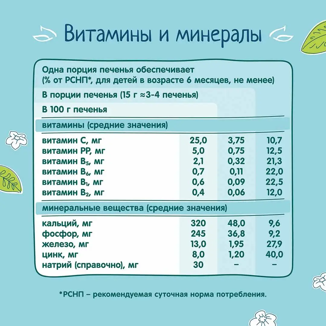 Печенье ФрутоНяня мультизлаковое 50 гр. 6+ мес.