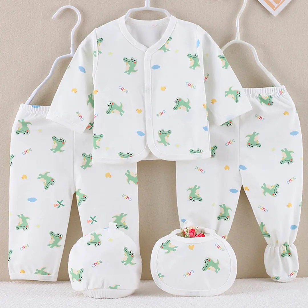 Комплект 5ка Cute Крокодил Белый