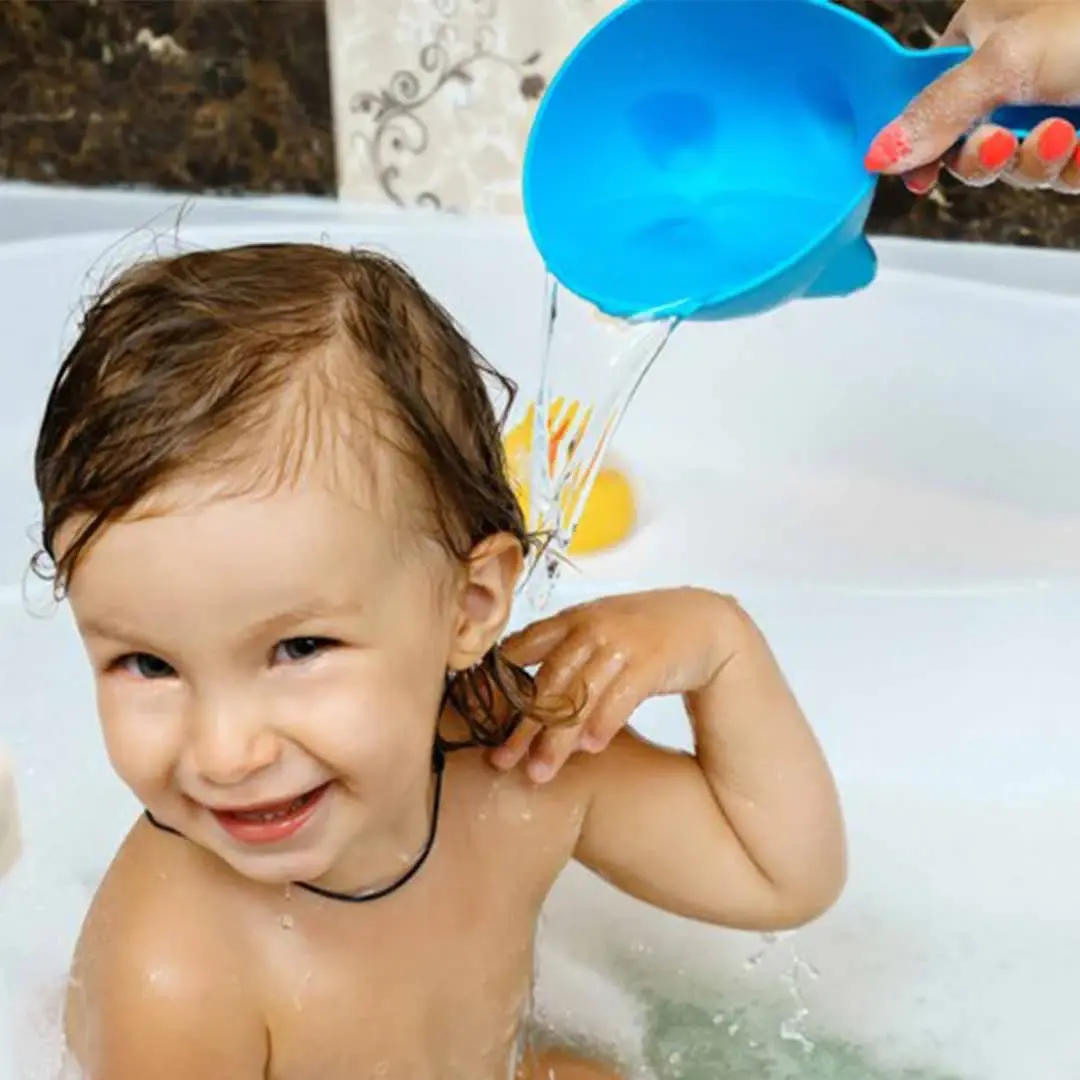 Ковшик для ванны ROXY-KIDS DINO SAFETY SCOOP Голубой 0+ мес