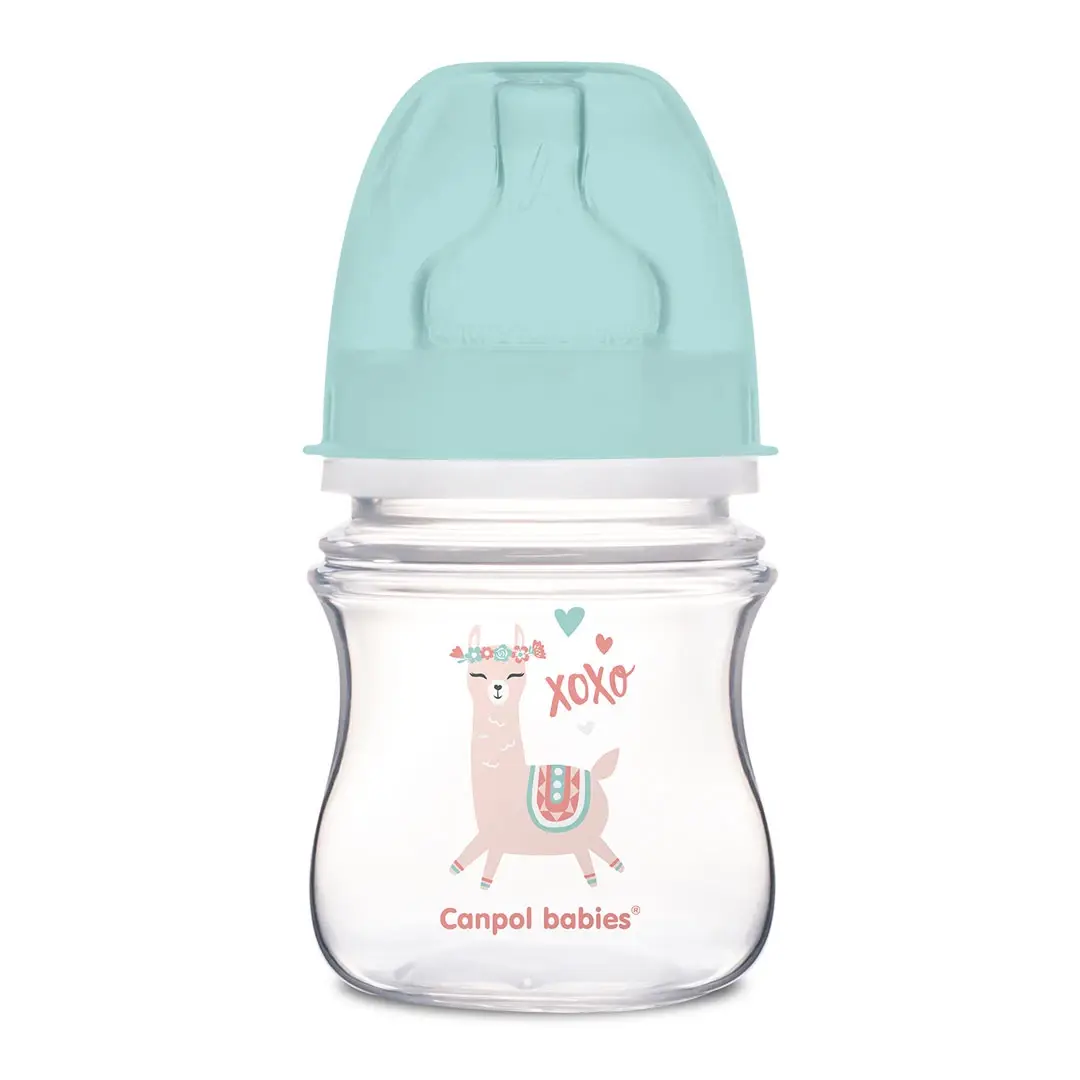 Антиколиковая бутылочка Canpol Babies 120 мл 0+ мес Лама