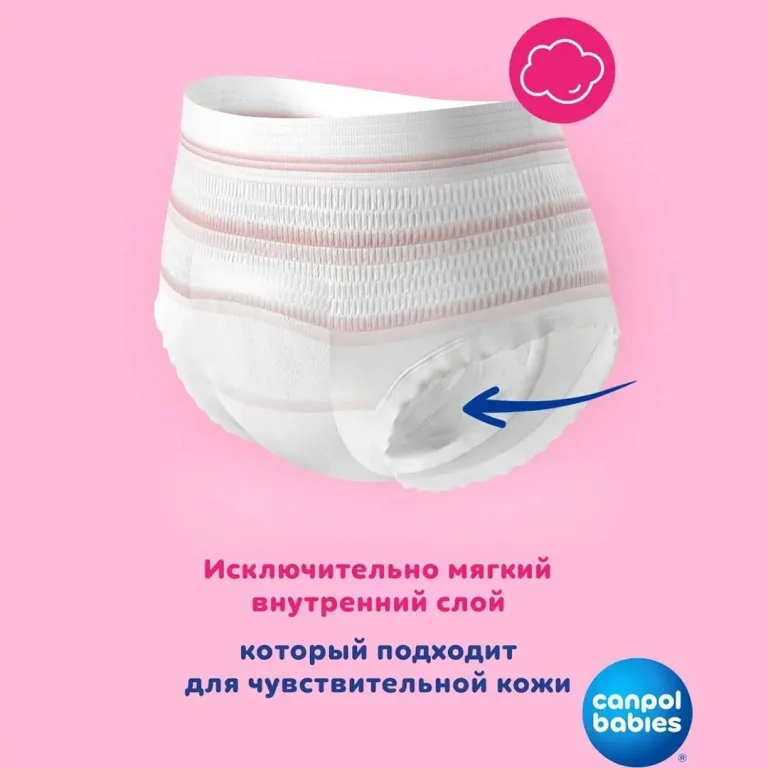 Послеродовые трусики Canpol babies одноразовые 2-в-1 дышащие ультраабсорбирующие S/M 5 шт
