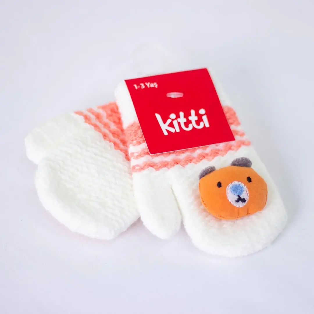 Варежки Kitti мишка белый