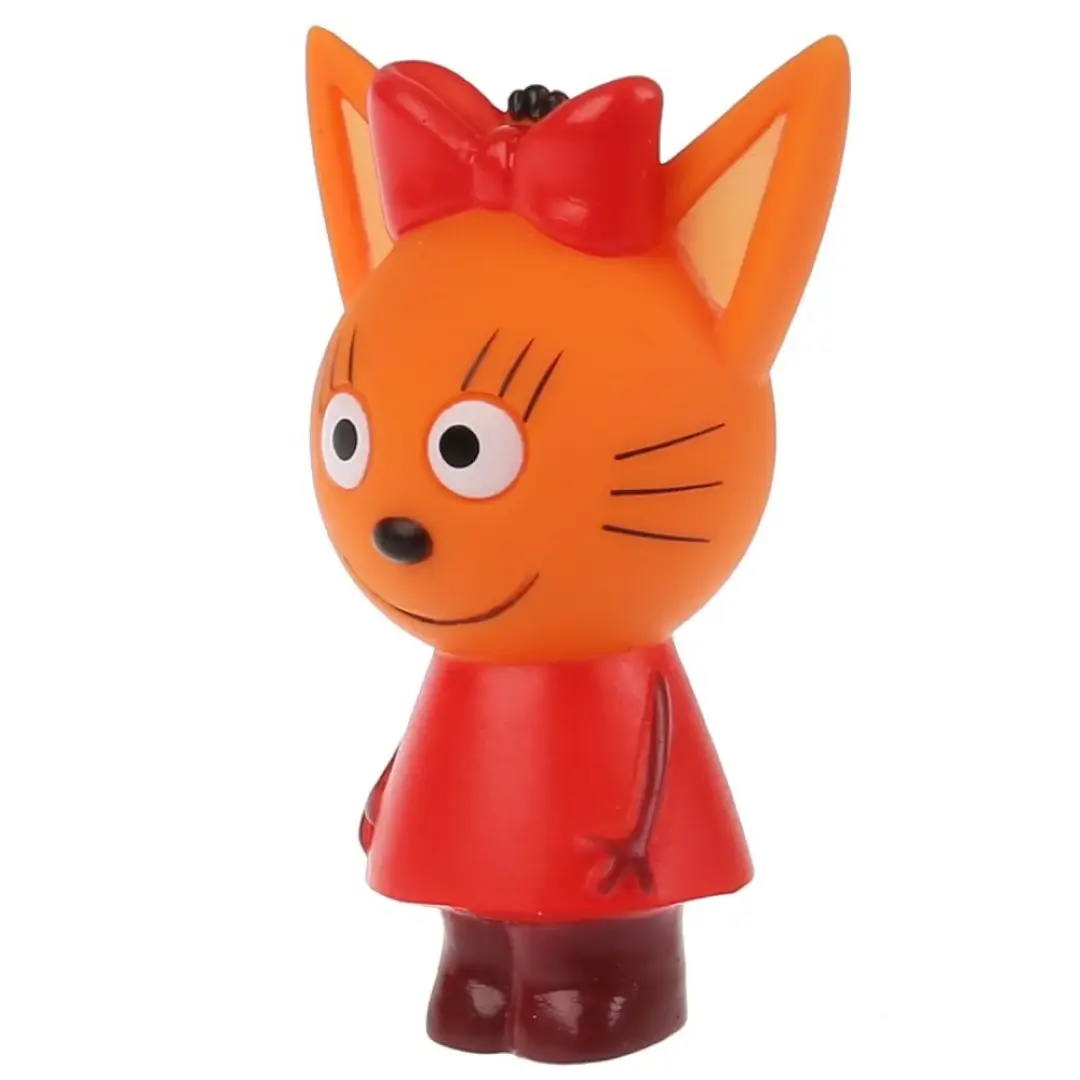 Игрушка для ванны Капитошка Три кота Карамелька в сетке