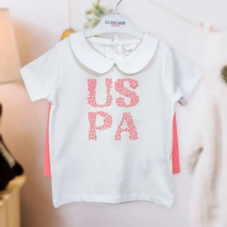 Комплект 2ка US POLO ASSN футболка + шорты в рубчик US PA