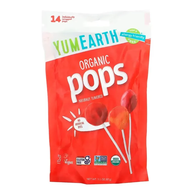 Леденцы Yum Earth Organic Pops Flavors