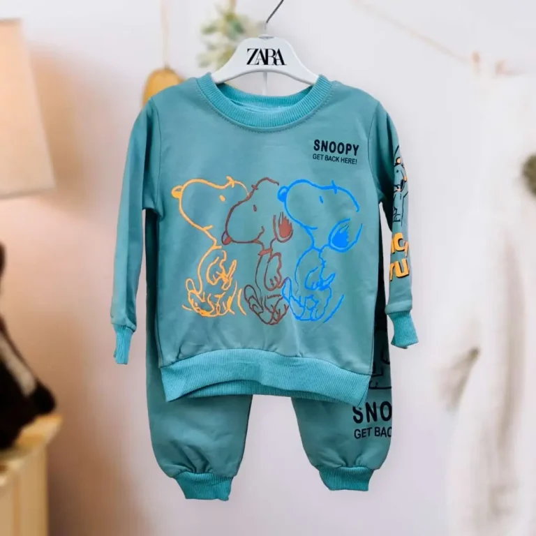 Комплект 2ка ZARA Snoopy свитшот + штаны Зеленый