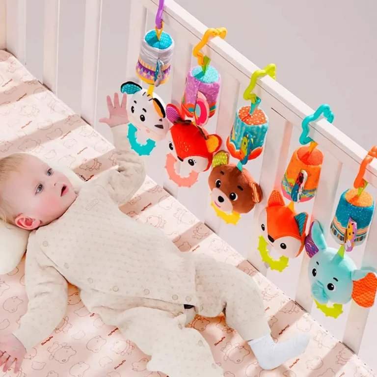Подвесная игрушка погремушка Sozzy Deer Розовый