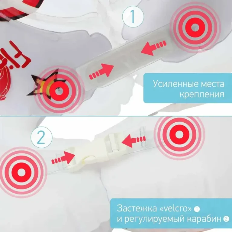 Круг для купания ROXY-KIDS Flipper надувной на шею 38х39 см Футболист 0-3 лет