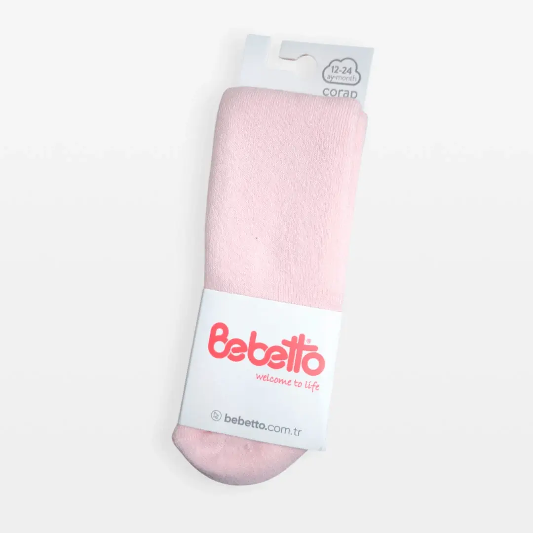 Однотонные колготки Bebetto Светло-розовый