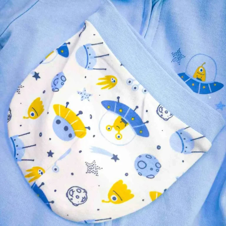 Комплект 2ка Crazy baby слип + шапочка Space dude