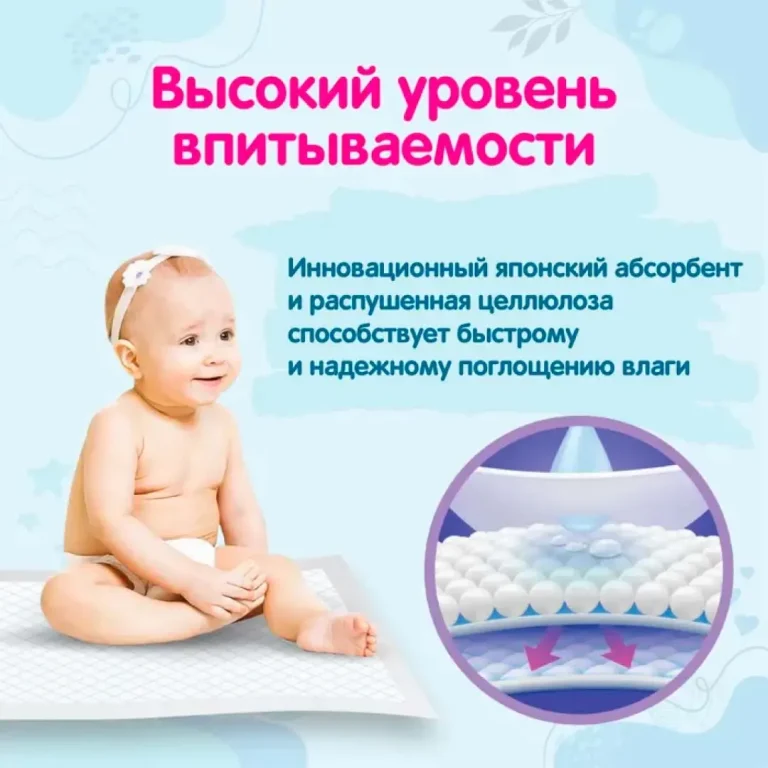 Детские одноразовые пеленки YokoSun 60*90 10 шт