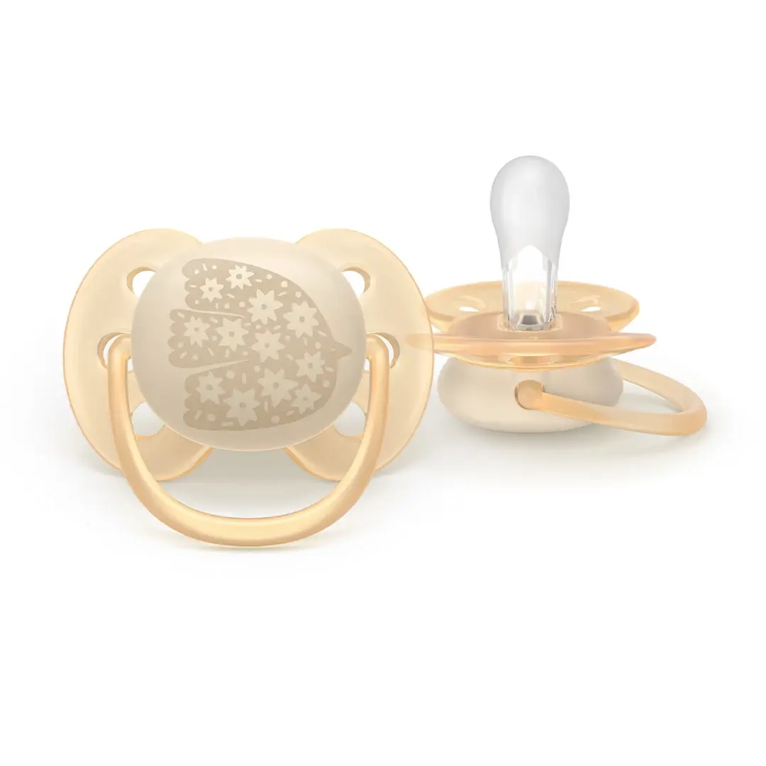 Пустышка Philips Avent Ultra Soft 0-6 мес 2 шт SCF091/41