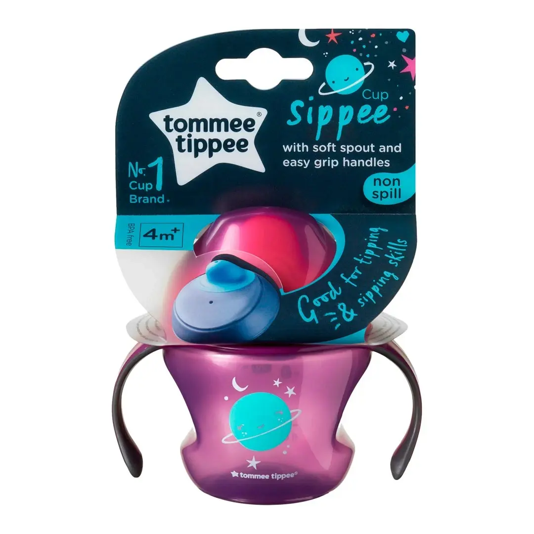 Tommee Tippee Чашка-поильник First Cup 150 мл космос 4+ мес