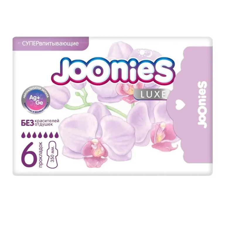 Прокладки Joonies Luxe Extra Night 6 шт