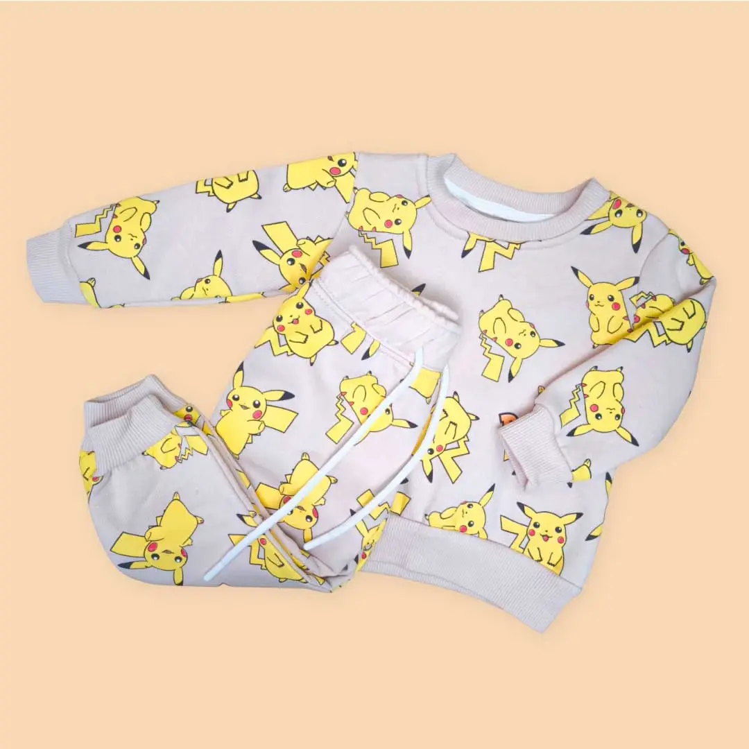 Комплект 2ка ZARA Pokemon свитшот + штаны Бежевый
