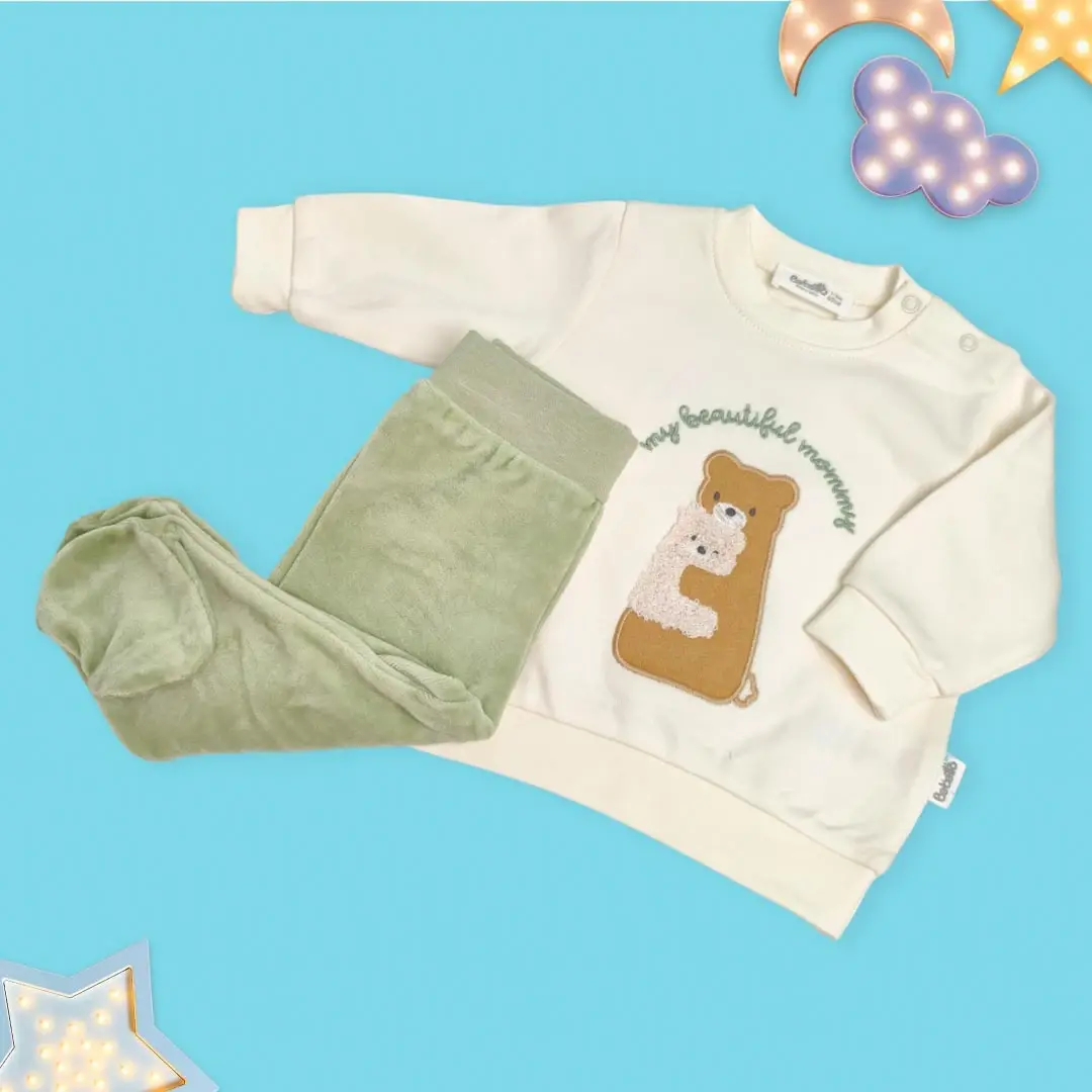 Комплект 2ка Bebetto свитшот + штаны my beautiful mommy