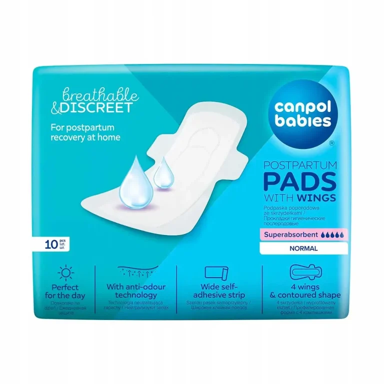Прокладки Canpol Babies послеродовые супервпитывающие 10 шт