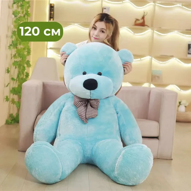 Мягкая игрушка Мишка 120 см Бирюзовый