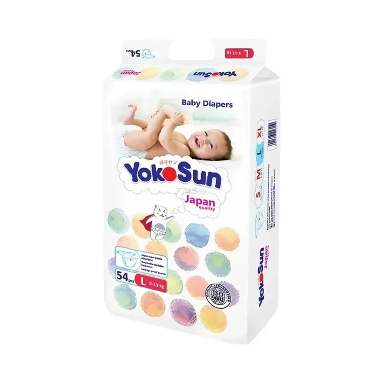 Подгузники YokoSun Comfort L (9-13 кг) 54 шт