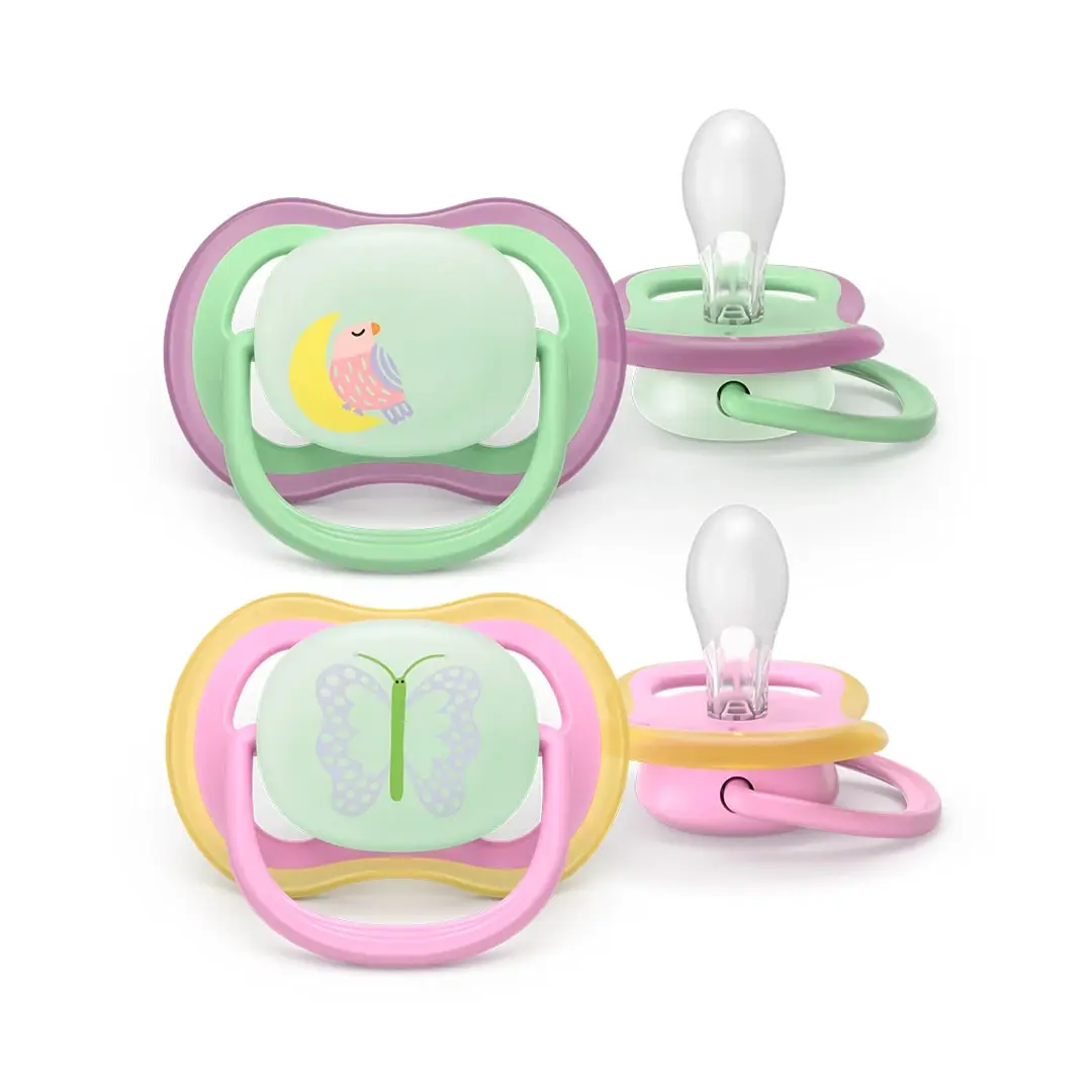 Пустышка Philips Avent Air Nighttime 6-18 мес 2 шт SCFSCF376/29