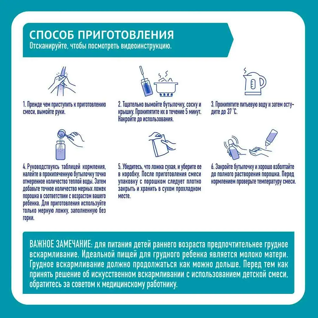 Смесь NAN 2 OPTIPRO ОГМ 1050гр 6+ мес