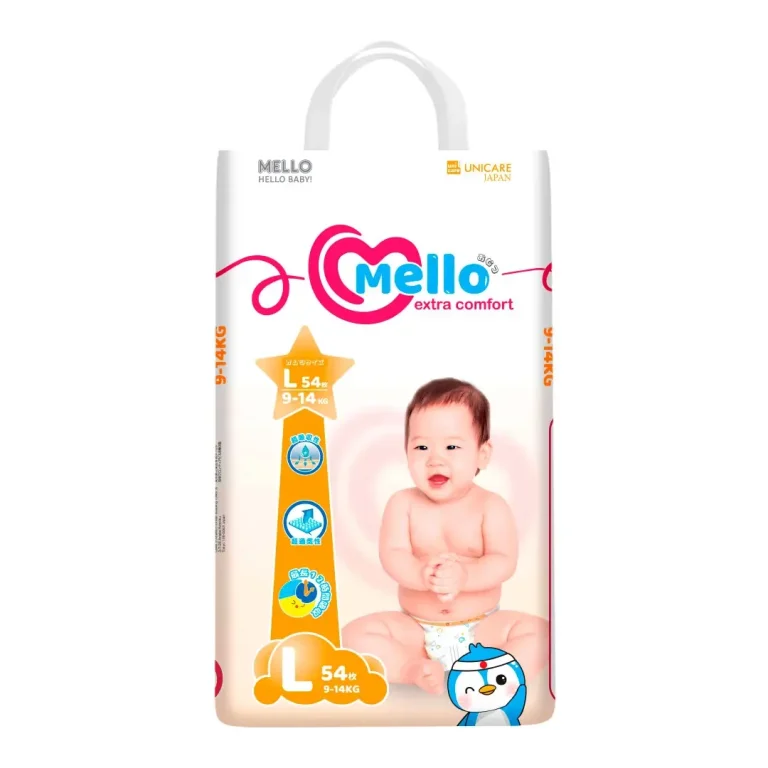 Подгузники Mello L 9-14 кг 54 шт