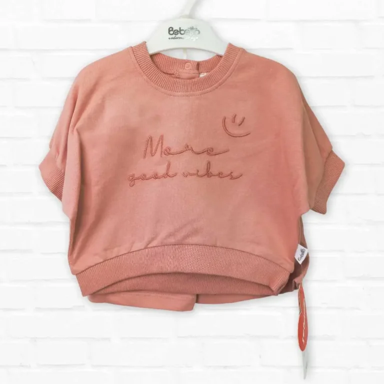 Комплект 2ка Bebetto майка + шорты More good nice Розовый