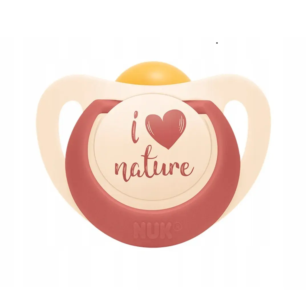 Пустышка NUK For Nature 18-36 мес 2 шт I love nature