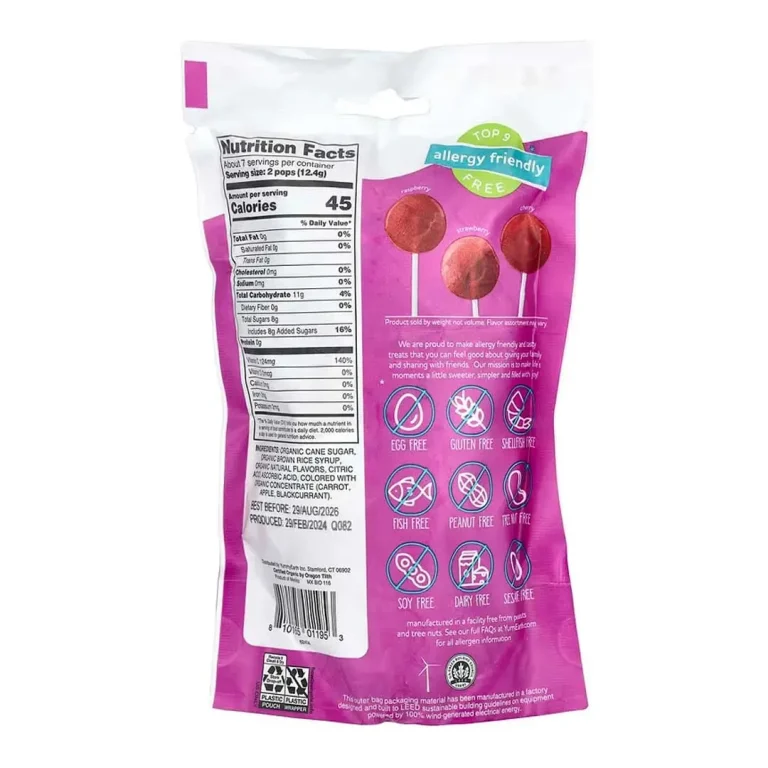 Леденцы Yum Earth Vitamin C lollipops