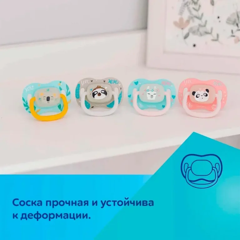 Пустышка Canpol Babies 6-18 мес Ленивец
