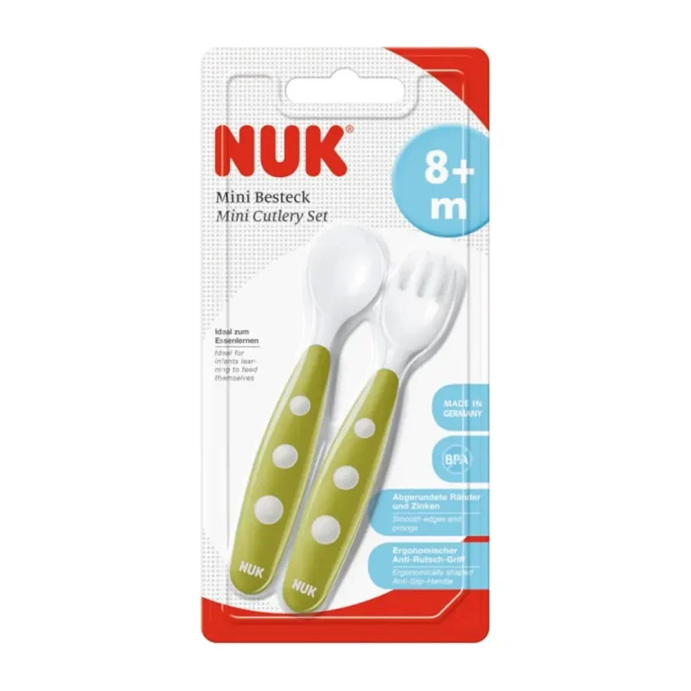 Ложка и вилка NUK 8+ мес