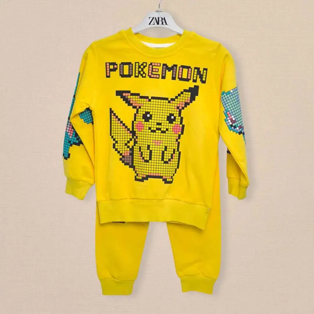 Комплект 2ка ZARA Pokemon кофта + штаны Желтый