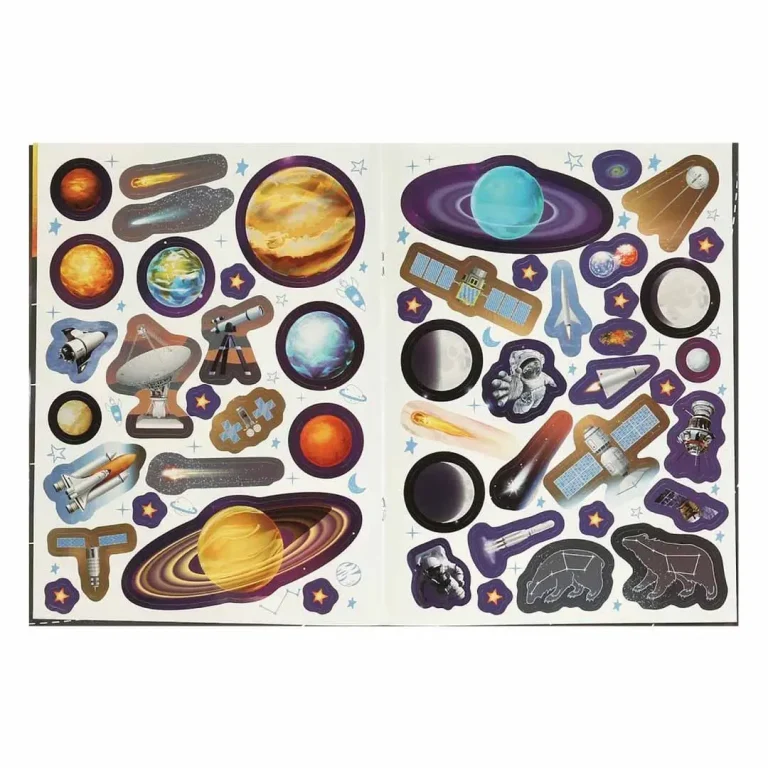 Космос. Книга наклеек с заданиями