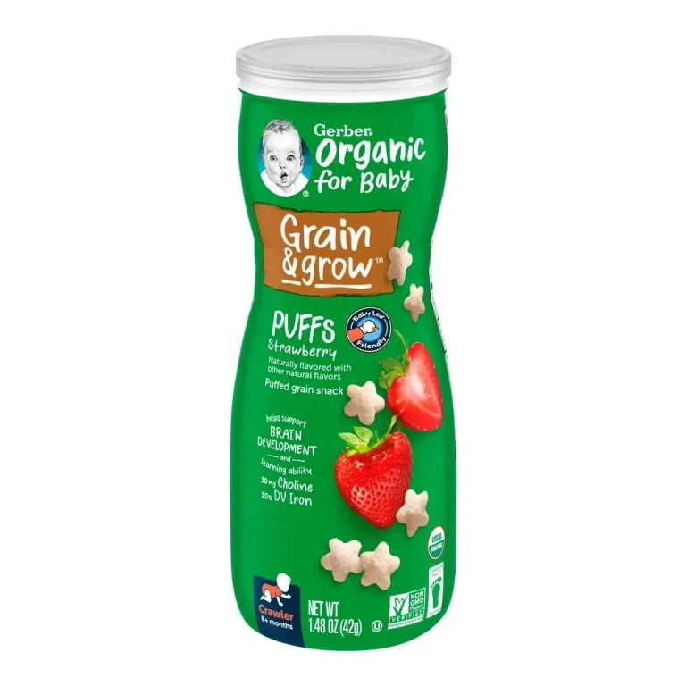 Снеки Gerber Puffs клубника 8+ мес 42 гр