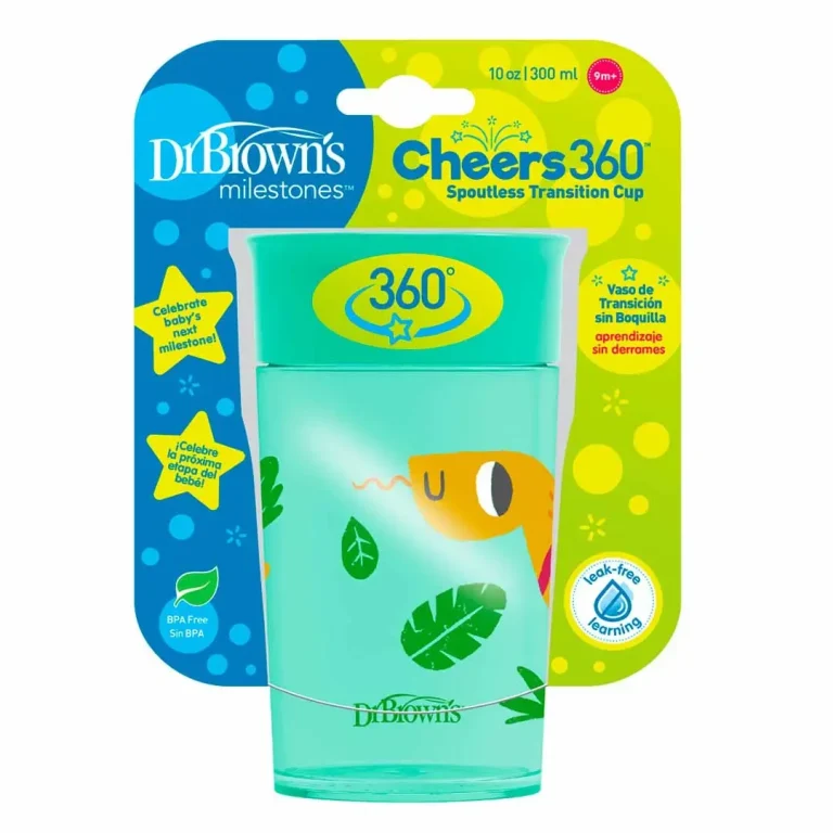 Чашка-непроливайка DrBrown's Змейка 300 мл 9+ мес TC01095